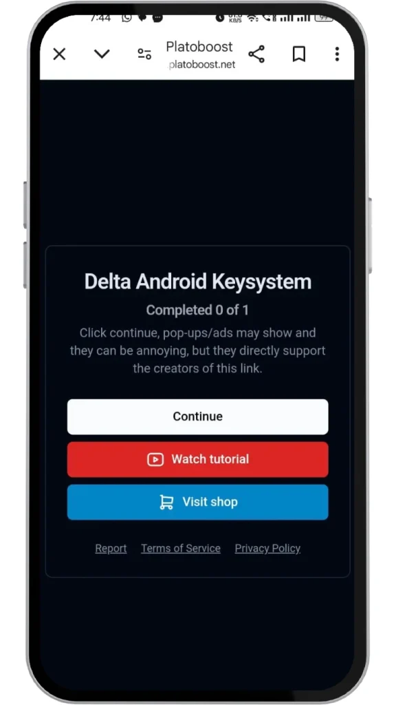 Sistema Delta Android Key